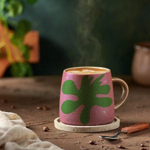 Matisse I | Ceramic Mug | Handcrafted Ceramic Mug | Large Ceramic Mug | Handmade Ceramic Mug | Housewaming Gift | Worldwide Shipping