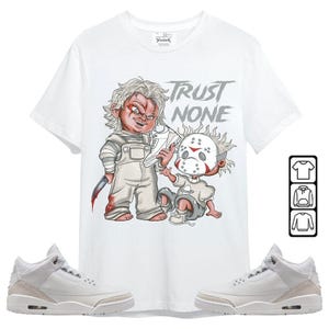 Shirt To Match Jordan Retro Pure Money 3s - Trust None Sneaker Sneaker Matching Tee