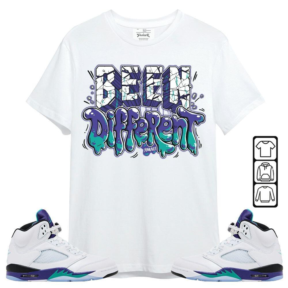 Shirt passend bij Jordan Retro Grape 5s - Been Different Drippin