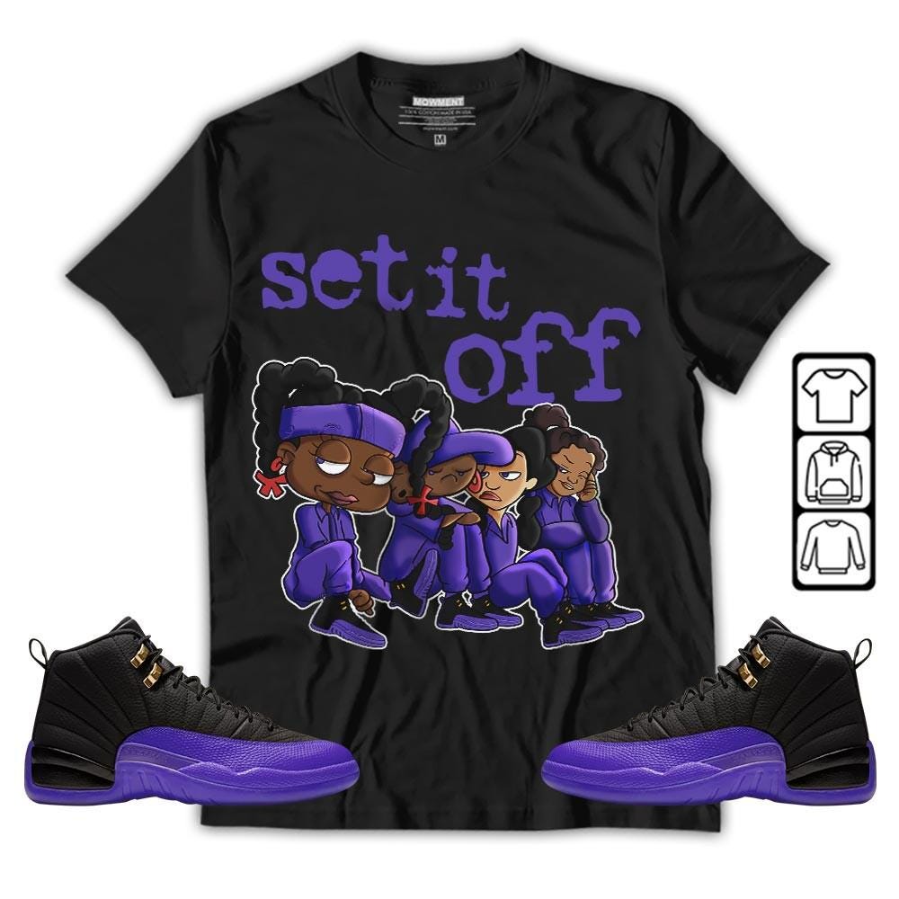 Purple and Black Jordan Shirt - Etsy Canada