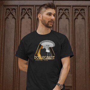 Don Vicente Icon T-shirt, Mexican Music, Chente Fernandez