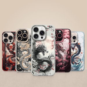 Personalized Japanese Dragon Art Phone Case: Mystical Cover