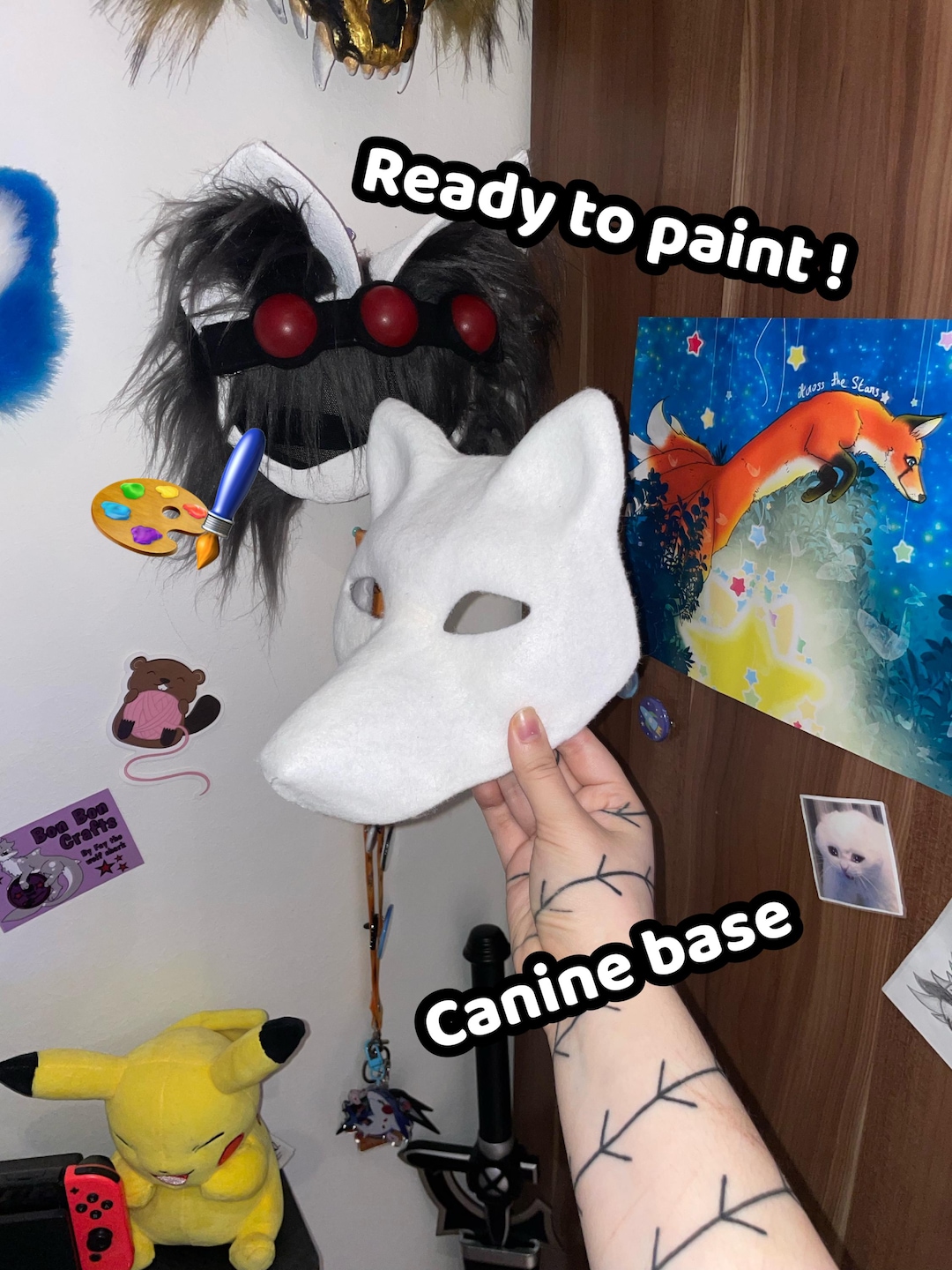 Translucent Dog Mask Customizable Dog Mask (READ THE DESCRIPTION) - Etsy