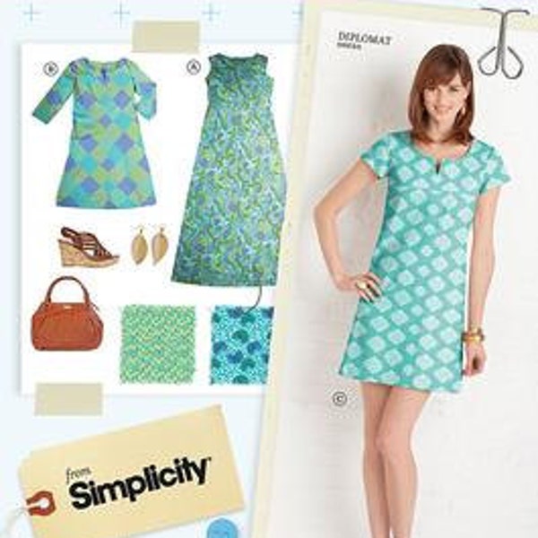 Lisette Diplomat Dress Pattern Simplicity 1878