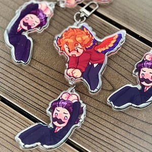 GRUMBO keychain / grian, mumbo jumbo / hermitcraft mcyt