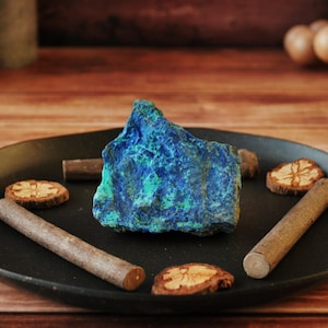 Azurite Chrysocolla Specimen: Phoenix Lapis Healing Crystal