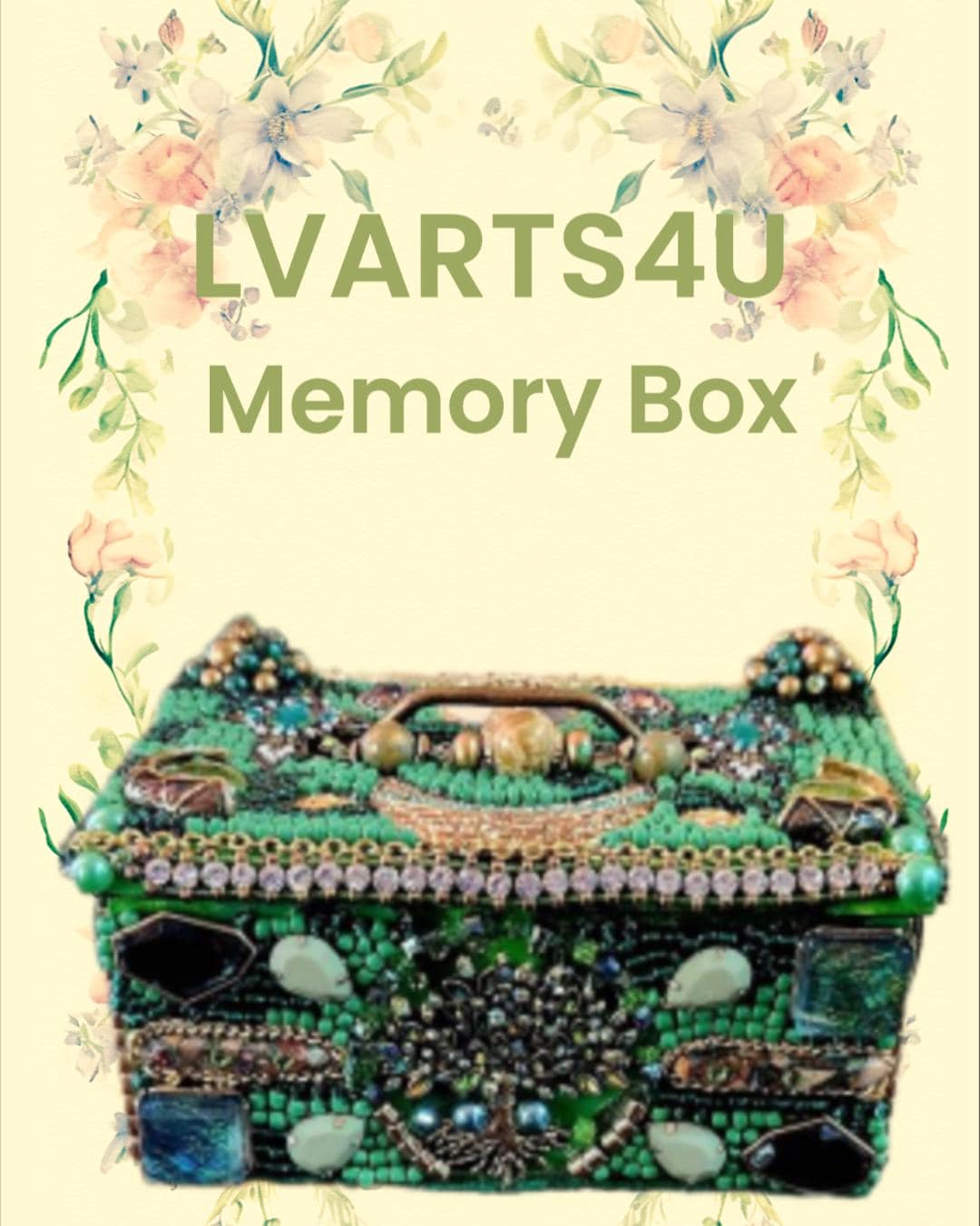 Hand Painted/beaded Memory Boxes - Etsy