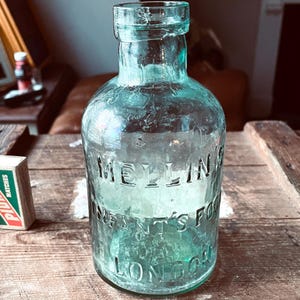 Vintage Mellin's Infant's Food Bottle 19th Century UK