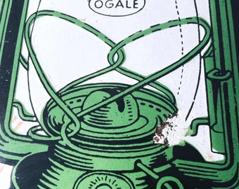 Vintage Enamel Sign Ogale Prabhakar Lanterns #20 (41cm by 23cm
