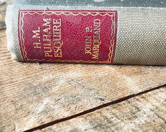 1943 Edition of H.M. Pulham Esquire by John P Marquand