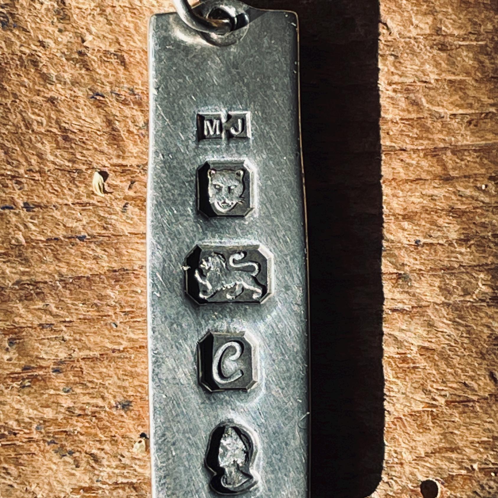 Silver Ingot Pendant - Etsy UK
