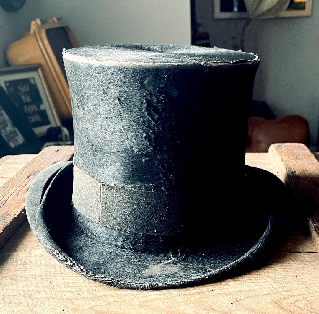 Vintage Top Hat - Etsy