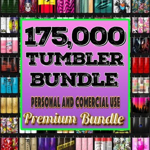 175.000+ Best Seller Tumbler Wrap Bundle, Ultimate Tumbler Wrap Bundle, design bundle for tumbler sublimation, Best Selling Tumbler Wrap