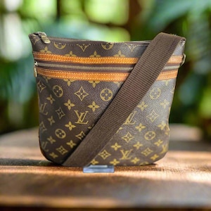 Autentica pochette Louis Vuitton Bosphore Brown Monogram vintage