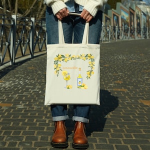 The Limoncello Tote-Natural main image 1