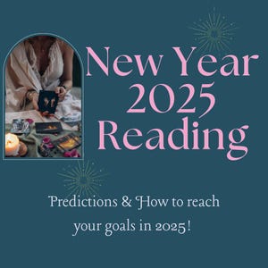 Lectura de Año Nuevo 2025 (incluye foto de las cartas extraídas) / Lectura de tarot / amor / carrera + finanzas / detallada / lectura psíquica / Predicción