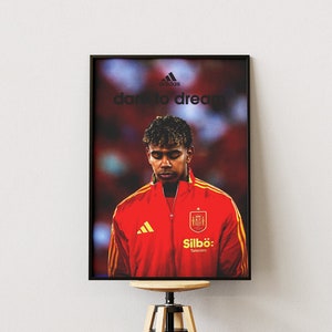 Lamine Yamal Football Wall Poster