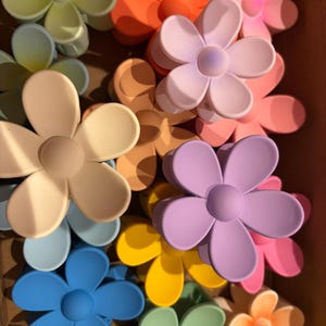 Flower Claw Clips