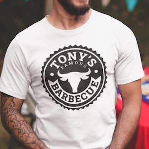 Personalized Famous Barbecue Tshirt, Personalized Gift, Customized, BBQ, Barbeque, Grill Accessory, Gift for Dad, T Shirt, Pitmaster