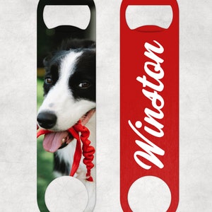 Personalized Photo Bottle Opener, Personalized with your picture and name, double sided, groomsman gift ideas