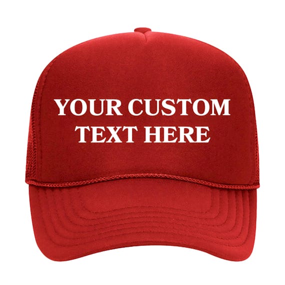 Casquette Baseball MAGA Trump 2024 – Rouge – Adjustable – Make America Great Again