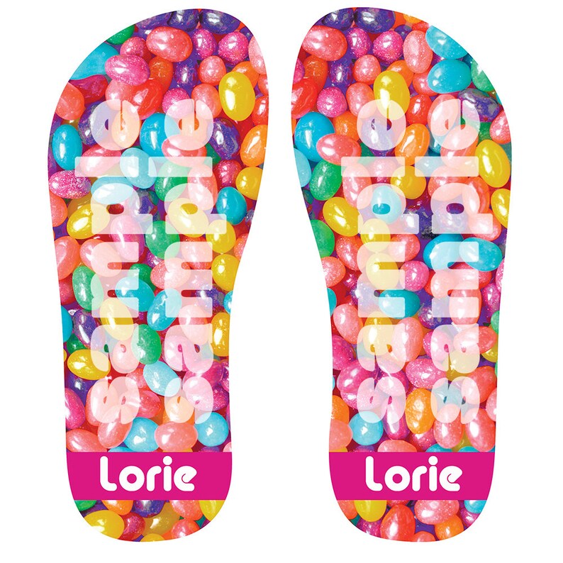 jelly bean flip flops