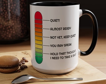 Caffeine Meter Mug: Funny Coffee/Tea Cup Gift (11oz, 15oz)