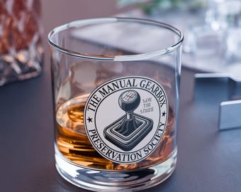 Manual Gearbox Preservation Society Rocks Glass | 10oz