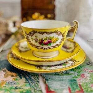 Trio de 3 FENTON vintage staffordshire, reproduction d&#39;Old Chelsea