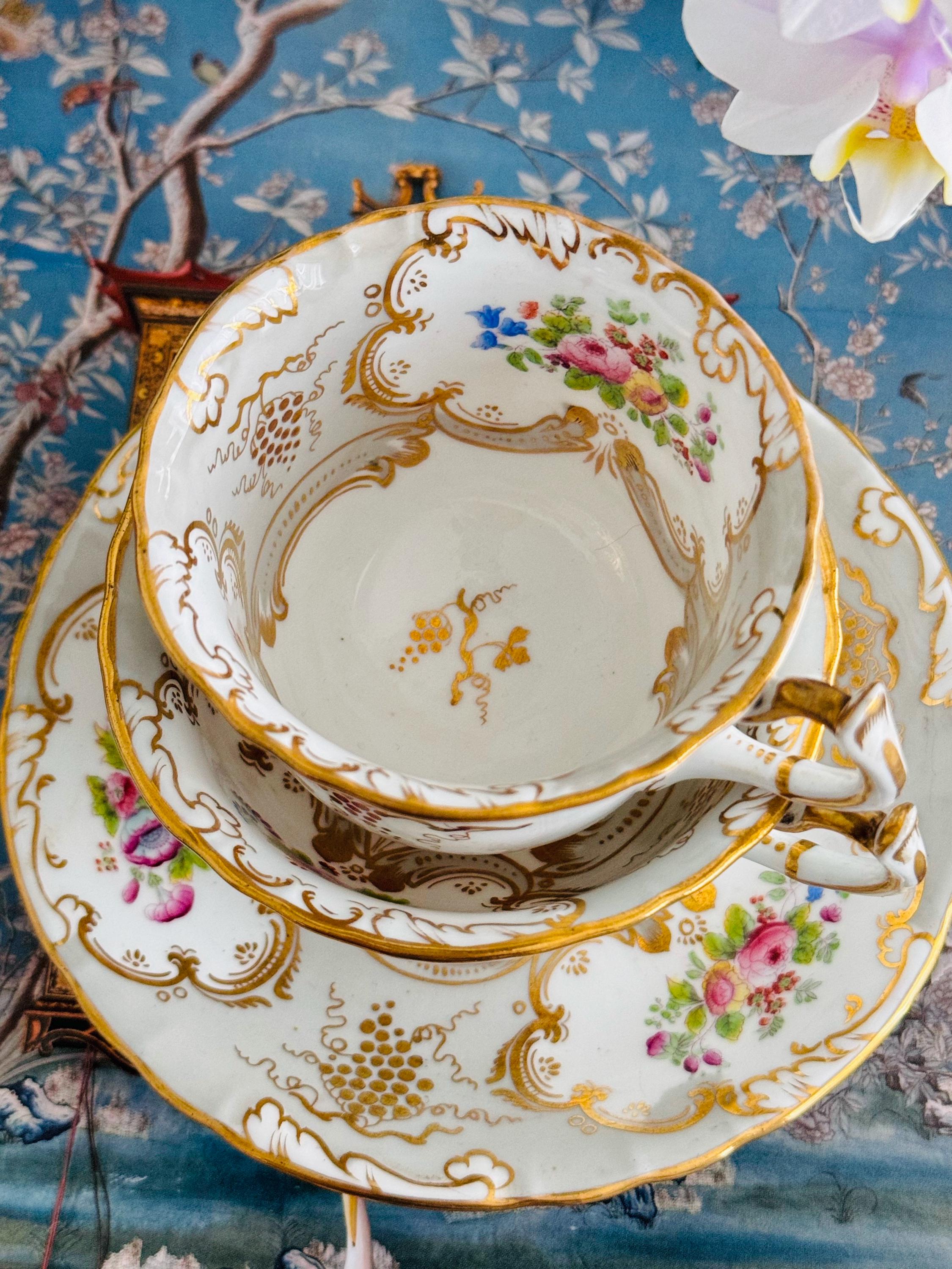 イギリス アンティーク ウッズアイボリー チューリン Rare Rockingham 3pc True Trio C1830 - Etsy