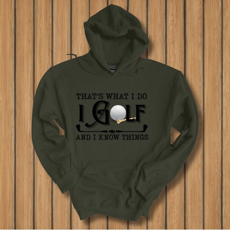 Golf Hoodie, That's What I Do, I Golf Long-Sleeve Hoodie, Golf Gifts for Men, Golf Gifts for Women, Golf Gifts