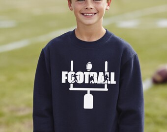 Kids Football Shirt, Football Youth Sweatshirt, Youth Football Shirt, Gift for Football Player