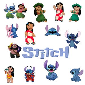 Pack de 120 Imagenes de Planeta Ohana PNG