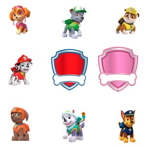 Pack de 10 Imagenes de la Patrulla Canina PNG