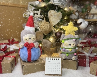 Crochet Christmas Sloth: Handmade Holiday Decor