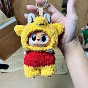 Finished Product : Clothes Labubu Handmade,Crochet Labubu Clothes,Labubu Clothes,Clothes Winnie Pooh and Friends