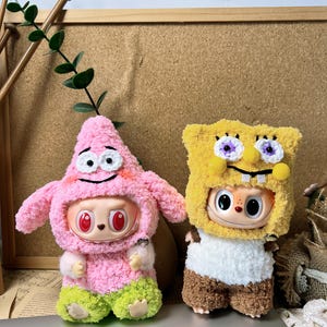 Finished Product : Clothes Labubu Handmade,Crochet Labubu Clothes,Labubu Clothes