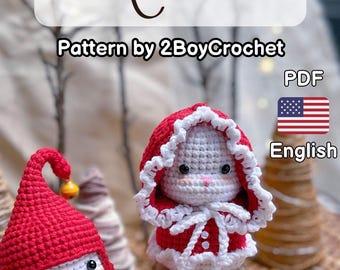 Crochet Christmas Amigurumi Elves Pattern (PDF)