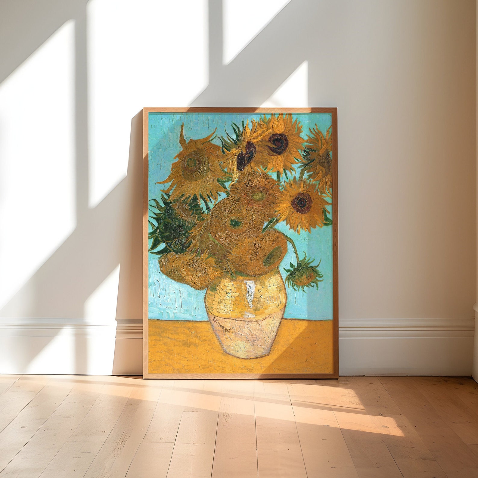 Vase With Twelve Sunflowers by Vincent Van Gogh Art Print ...