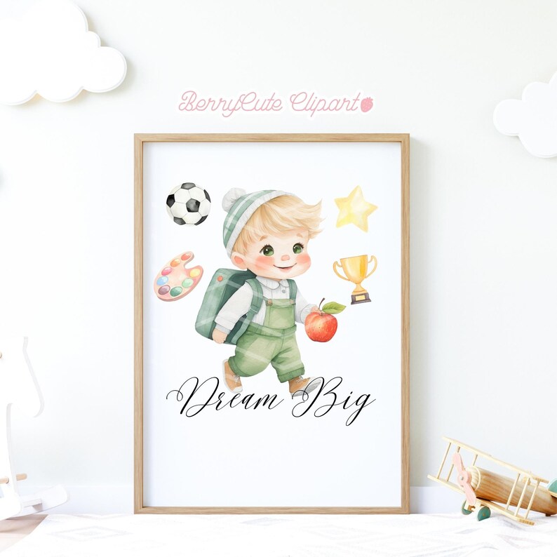 Back to School Clipart Pack, Classroom Clipart, Teacher Appreciation Clipart, Classroom Illustrations, Preschool Clipart