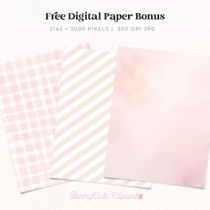 North Pole Clipart Pack, Watercolor Santa's Village, Christmas Clipart, Pink Christmas Png, Santa Clipart, Winter Wonderland, Junk Journal