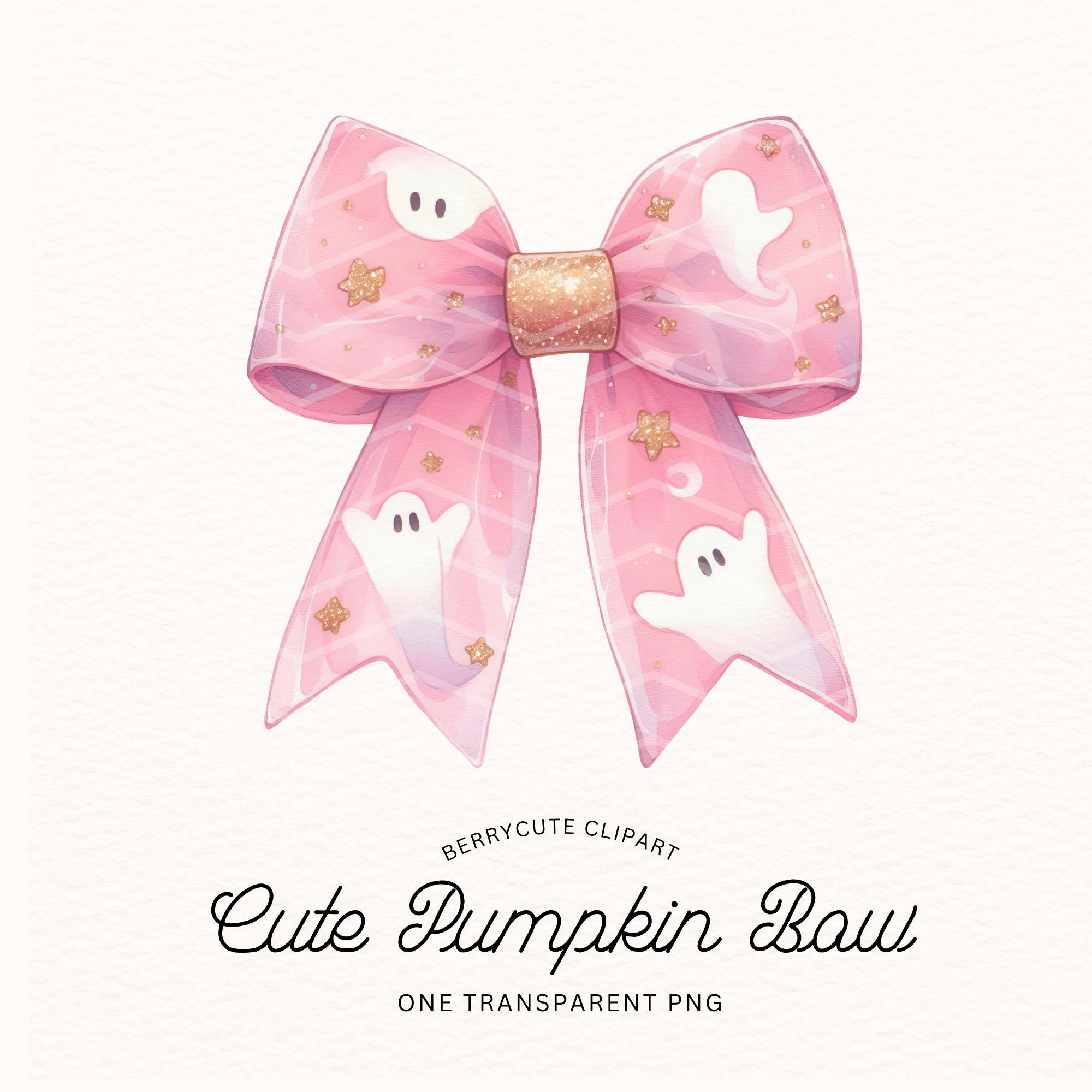 Cute Ghost Coquette Clipart, Halloween Coquette PNG, Ghost Bow Clipart ...