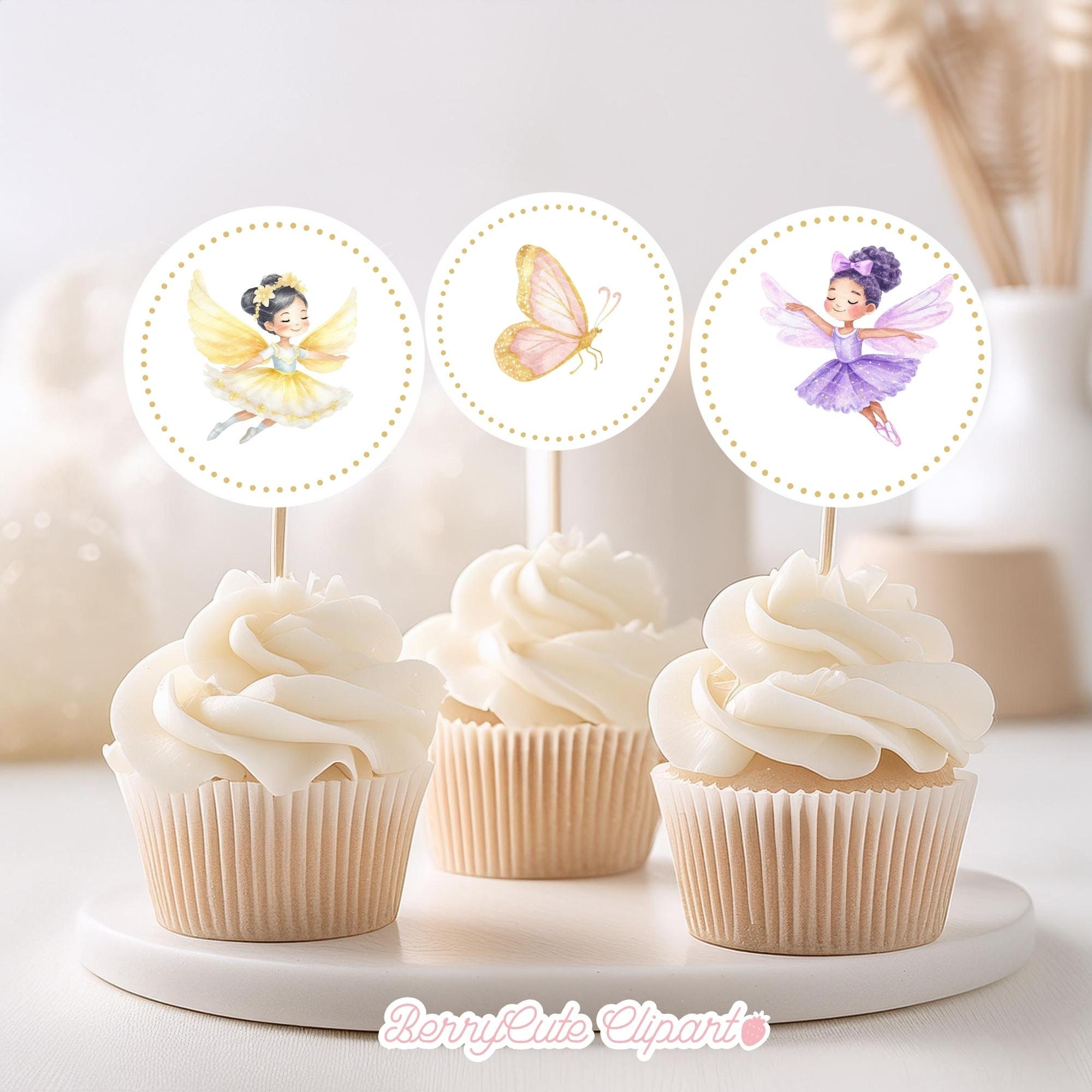 Pastel Fairy Garden Clipart, Watercolor Fairy Clipart, Pink Fairy PNG ...