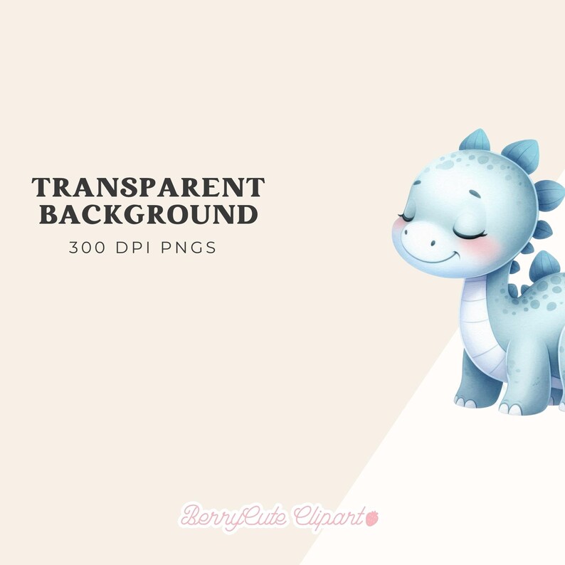 Cute Watercolor Dinosaur Clipart Pack, Cute Dino Clipart, Dinosaur Party, Baby Dinosaur Clipart, Nursery Clipart, Boy Birthday Clipart