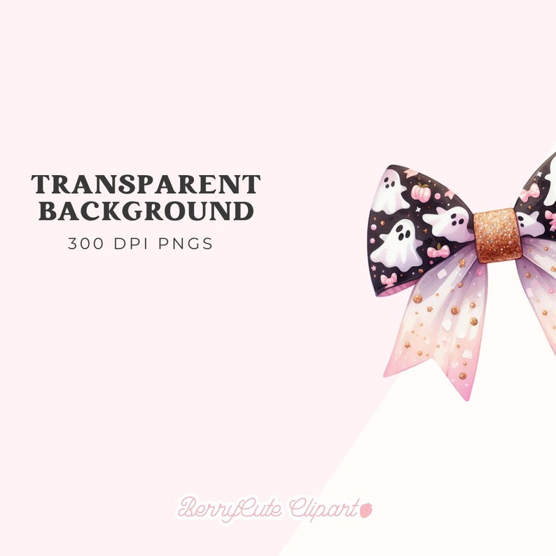 Cute Ghost Coquette Clipart Pack, Halloween Coquette PNG, Ghost Bow Clipart, Cute Ghost Clipart, Spooky Clipart, Cute Halloween Clipart