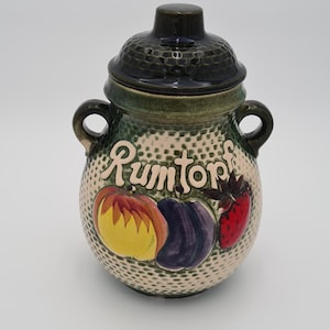 Scheurich rumtopf – Pot en céramique d'Allemagne de l'Ouest – Pot à fermentation de fruits