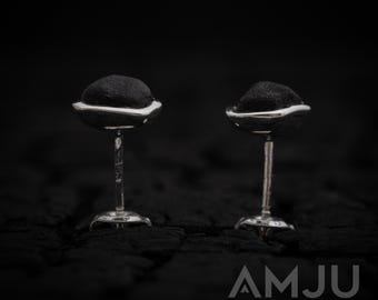 Chelyabinsk Meteorite earrings