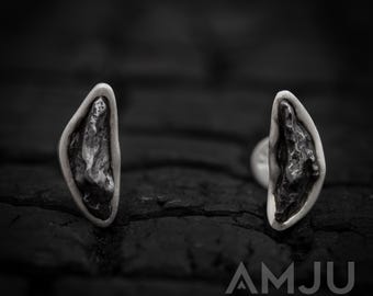 Sikhote Alin meteorite earrings