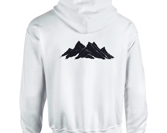 Mountain Design Heavy Blend Hoodie - Soft Cotton-Polyester Blend, Double-Lined Hood, Pouch Pocket