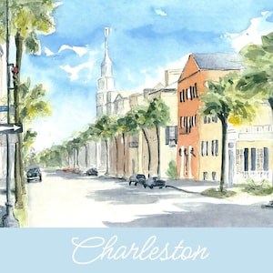 Charleston Church Street Poster